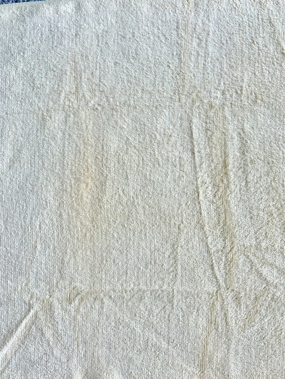 Vintage TROUSSEAU Towel Set 10pc Ivory Cotton Satin Flower Trim 1985 NEVER USED!